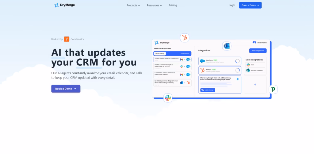 DryMerge AI-that-automatically-updates-your-CRM