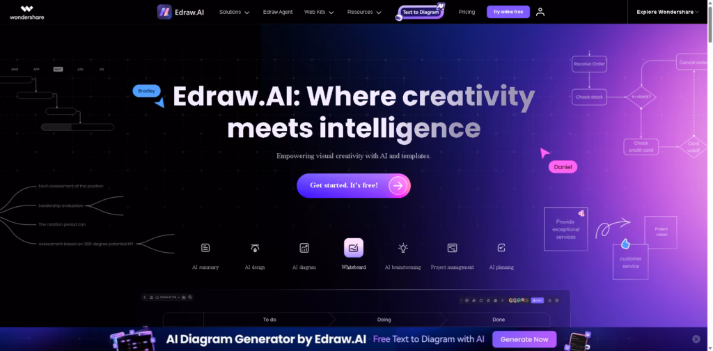 Edraw.AI -AI-Powered-Visual-Collaboration-Platform