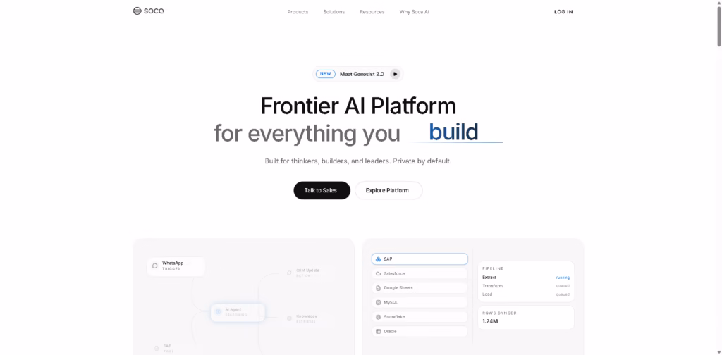 Enterprise-AI-Platform-for-Agents-Voice-Data-Soca AI