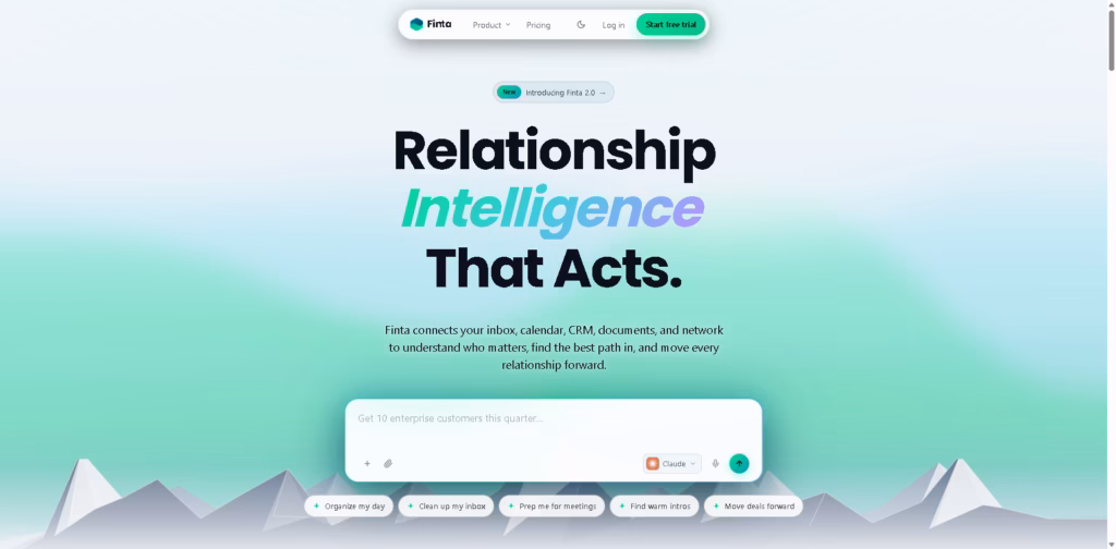 Finta -AI-Relationship-Intelligence-CRM-Automation
