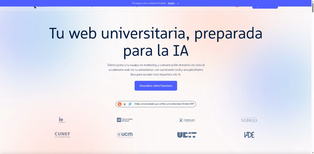 Griddo - Plataforma-de-Experiencia-Digital-Universitaria