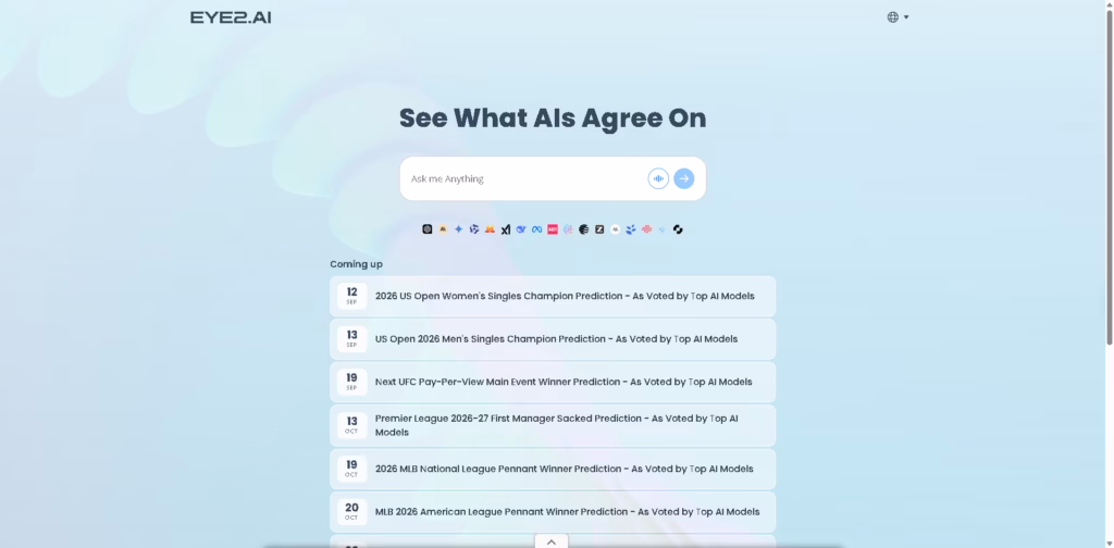 Eye2.ai - Instantly-Compare-AI-Answers-Accurate-AI-Aggregator