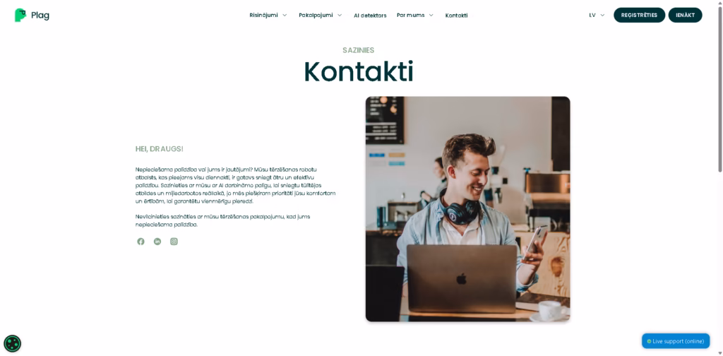 Kontakti-Plag AI Detector & Plagiarism Checker