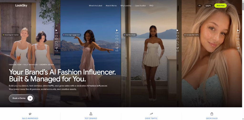 LookSky AI AI Fashion Influencer Platform