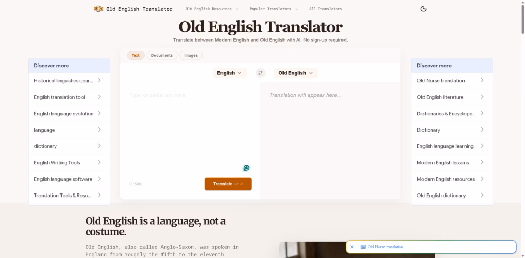 Old English Translator by-AI-—-free-no-sign-up-required