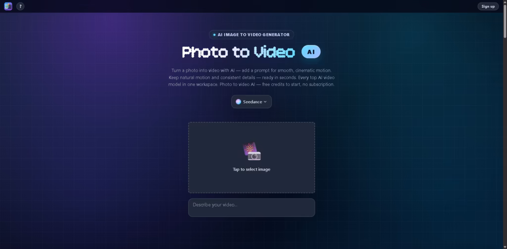 Photo to Video AI -Generator -Animate-Any-Image-Free