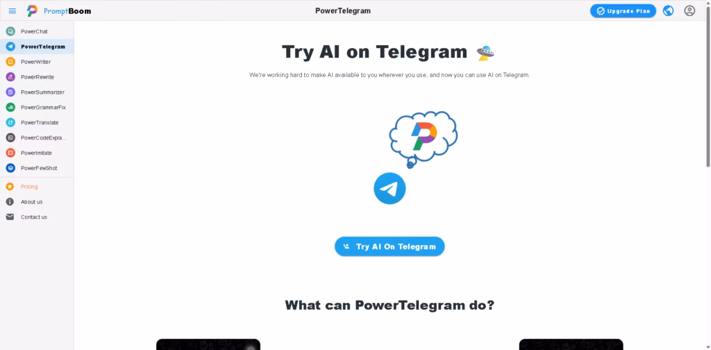 PowerTelegram-PromptBoom