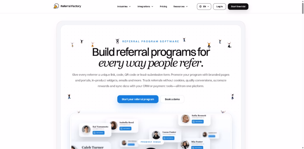 Referral-Program-Software-to-Build-Track Referral Factory