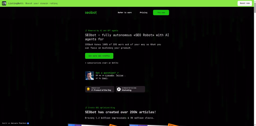 SEOBot-fully-autonomous-SEO-Robot-with-SEO-AI-agents-for-Busy-Founders