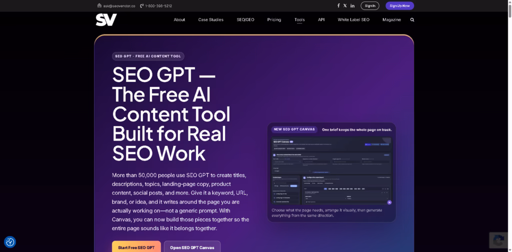 SEO Vendor -A-Free-AI-Tool-with-300-Ways-to-Write-Optimized-Content