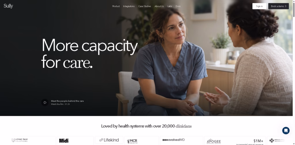 Sully AI -More-capacity-for-care