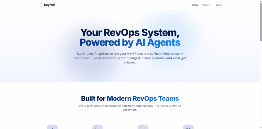 Swyft AI-AI-Powered-Process-Automation-Intelligence-for-RevOps