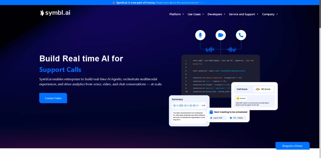 Symbl.ai -LLM-for-Conversation-Data