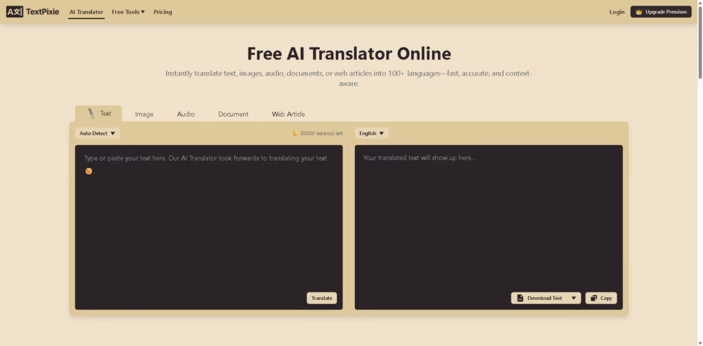 TextPixie-Free-AI-Translator-Online