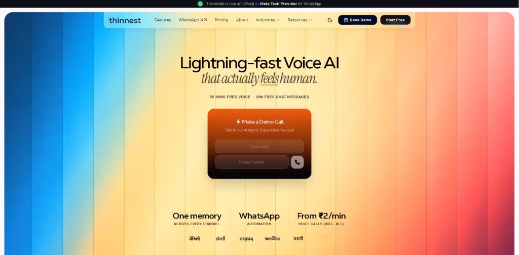 ThinnestAI -Voice-WhatsApp-AI-Agents-for-India-WhatsApp-Business-API-Automations-From-₹2-min