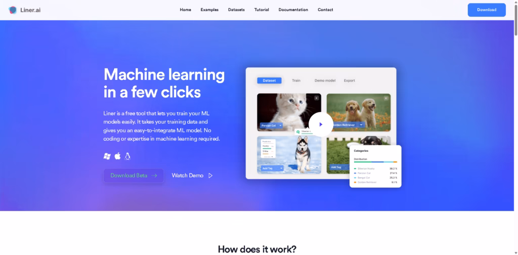 Liner-ai-Machine-Learning-without-Code